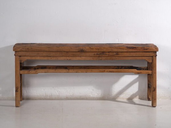 Antique Chinese console altar table in elm – Shanxi, circa 1890 (photo 26 of 40)