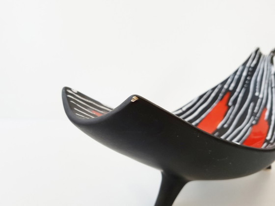 Image 1 of GABRIEL FOURMAINTRAUX DESVRES ZOOMORPHIC CERAMIC FRUIT BOWL 1950 VINTAGE