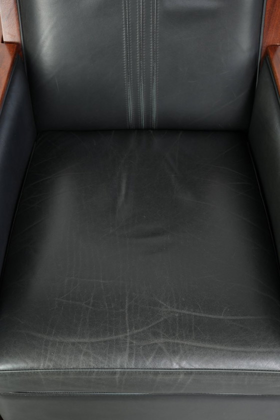 Luxury electrically adjustable Schuitema Art Deco design recliner, model John, from the Decoforma series, (photo 7 of 14)