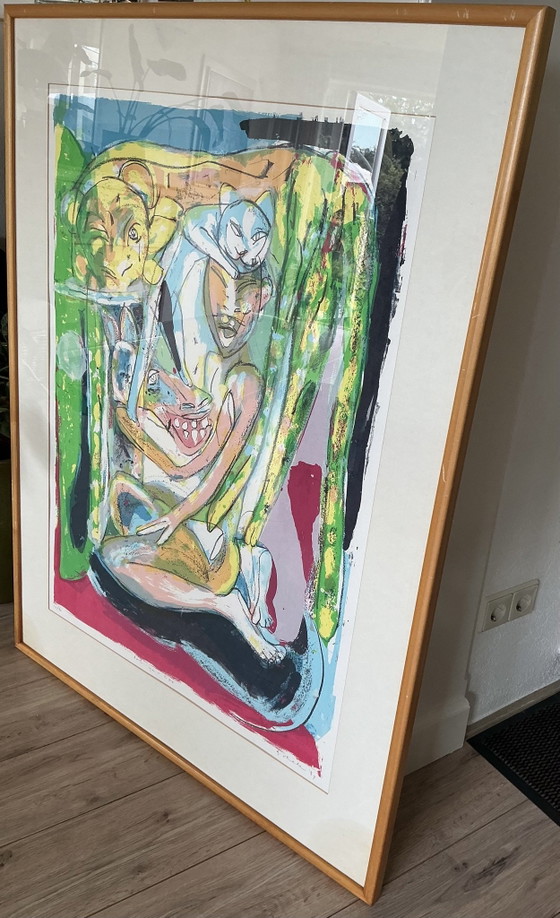 Anton Vrede - “Sol-Ya-Koo”, serigrafia (incorniciata) – Arte, Carta, Legno (photo 9 of 14)