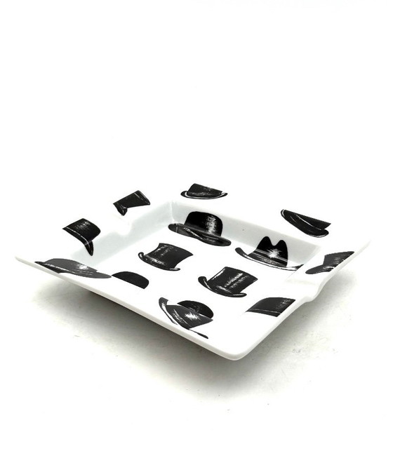 Image 1 of Cendrier en céramique, dans le style de Piero Fornasetti, France, années 1970