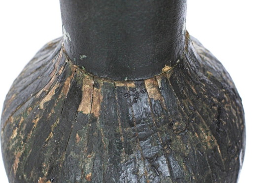 Image 1 of Vintage paper Deco | very old 1940 Bottle cardboard | 102cm high | Pub | Germany Korn Alcohol Rum Liqueur German Schnapps