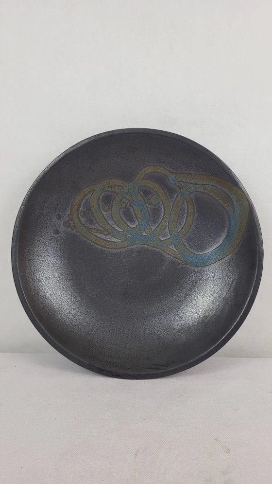 Stoneware dish / cup signed Jean Cacheleux – Crockery, Porcelain, Vintage (photo 7 of 7)