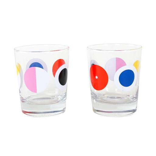 Juego de vasos, diseño danés, década de 1990, fabricado por IKEA.