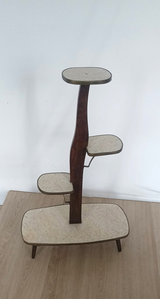 Image 1 of Fifties plant table with four tiers