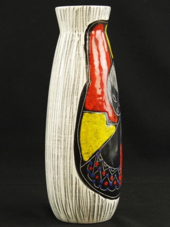 Image 1 of Laca Albisola Keramieken vaas - Italië jaren 50-60