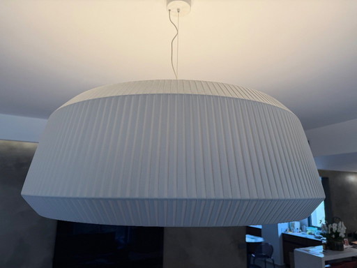 Lámpara de techo colgante Modoluce Loto – 1 m de diámetro – gris perla