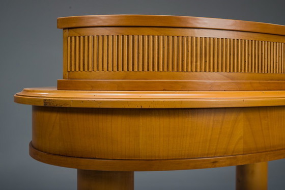 Image 1 of Biedermeier Frisiertisch und Sessel aus Wolkenstein, Italien, 2er-Set