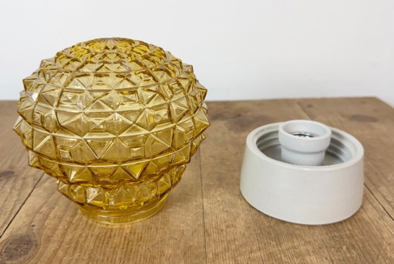 Plafonnier vintage en porcelaine blanche, années 1970 – Glass, Ceramic (photo 10 of 13)