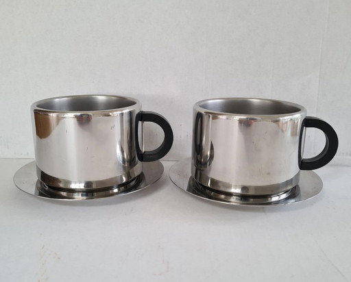 Casalinghi Tazas Jumbo para Capuchino 6 x – tafelwaar, Metal, Plastic