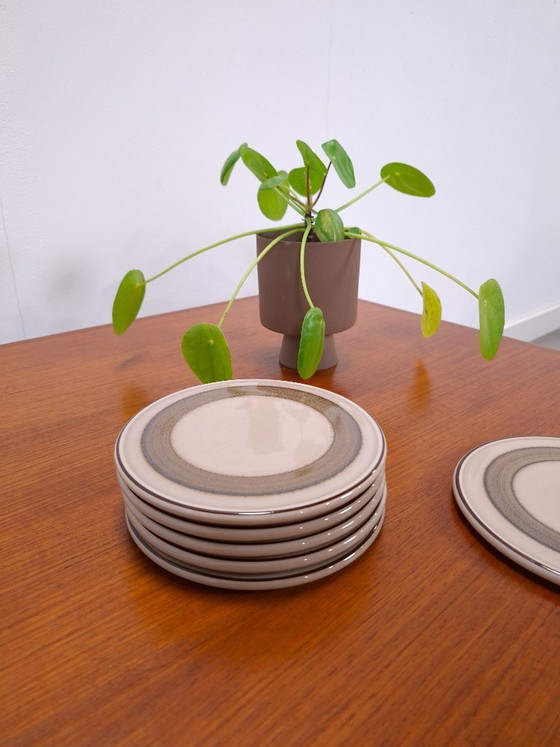 Image 1 of Juego de platos de porcelana danesa para pasteles Copenhagen Porcelain B&G Stoneware 950
