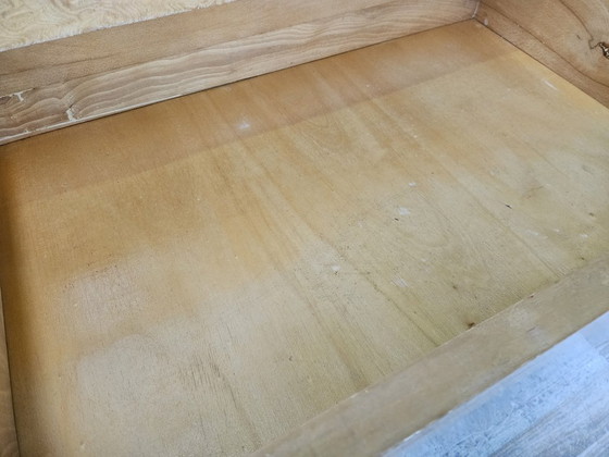 1950s maple chest of drawers with a marble top – Wood (photo 19 of 23)