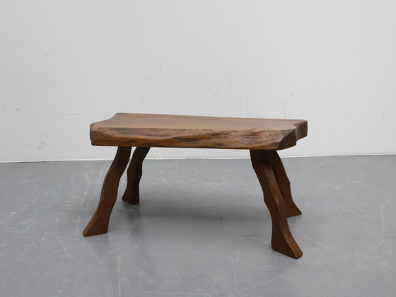 Image 1 of Vintage tree trunk stool