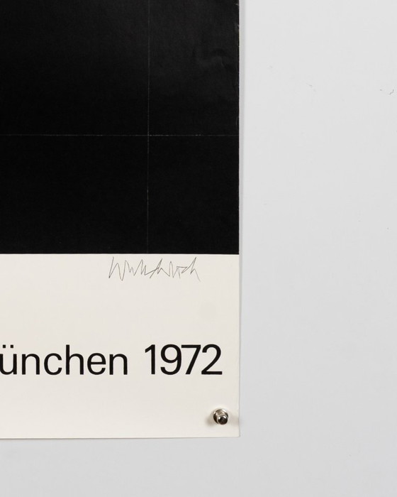 Olympische Spiele München 1972 – Originele vintage Olympische poster van Paul Wunderlich – Mid-Century Modern (photo 7 of 8)