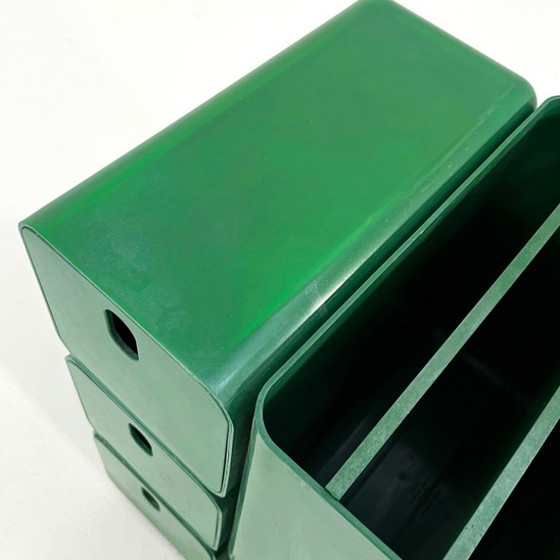 Image 1 of Mobiletto da scrivania verde di Georges Coslin per Longato, anni '60