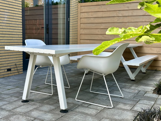 Extremis Outdoor Marina Collection Combo in Off-White 415 cm – Garden benches, Polyester, rvs (photo 9 of 15)