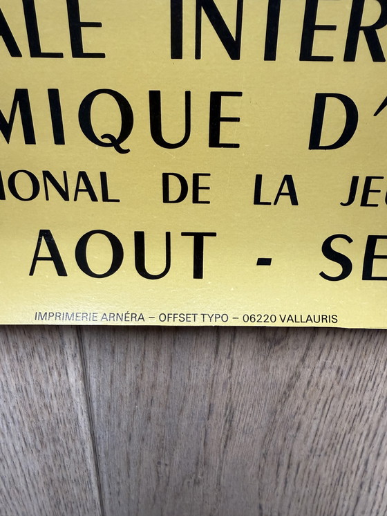 Image 1 of Picasso-poster, keramiekontwerp Capron, 1974, Vallauris, Maeght, Miró