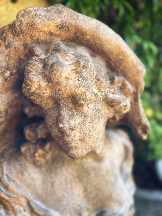 Estatua de busto pintada con cal – Objetos decorativos, Other (photo 3 of 11)