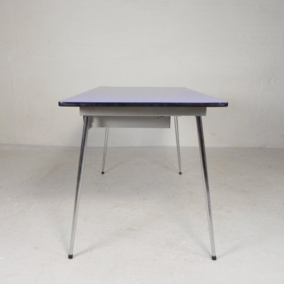 Formica table, desk with 2 drawers, 1950s – Dining tables, Plastic, Iron (photo 8 of 19)