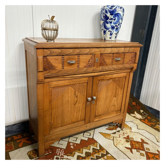 Image 1 of Prachtige antieke eikenhouten kast