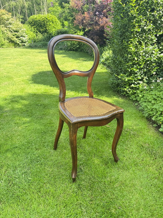 Image 1 of Sedia Biedermeier antica