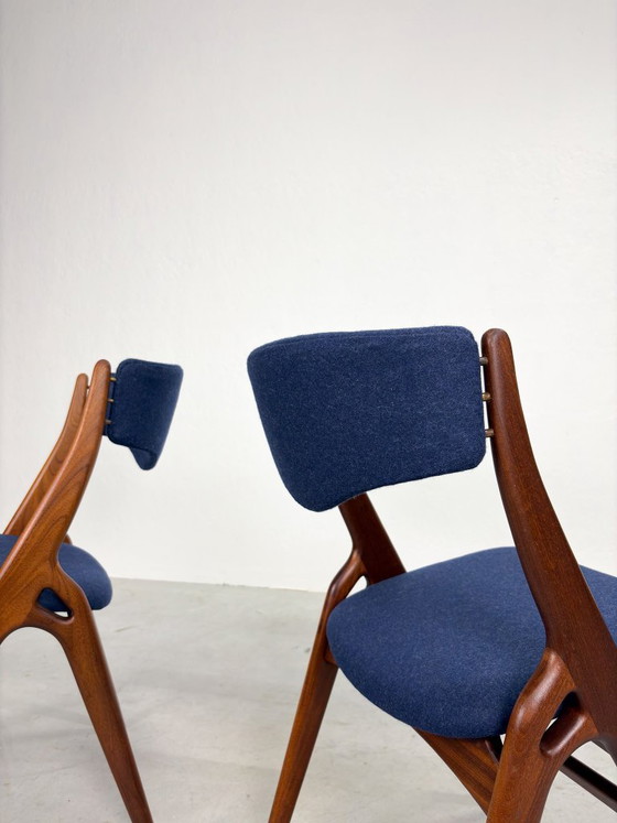 Set 'Aska' Dining chairs by Louis van Teeffelen for Wébé – Wood (photo 13 of 20)