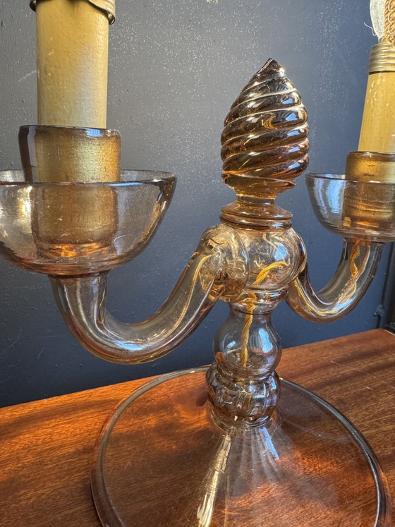 Image 1 of Antico candelabro in vetro di Murano Vittorio Zecchin