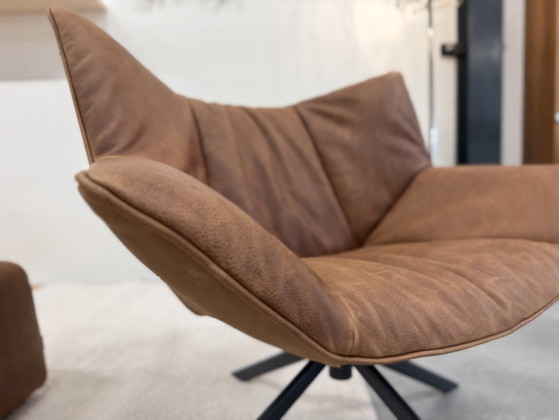 Image 1 of Label van den Berg Gustav Swivel armchair Bronco Yak leather