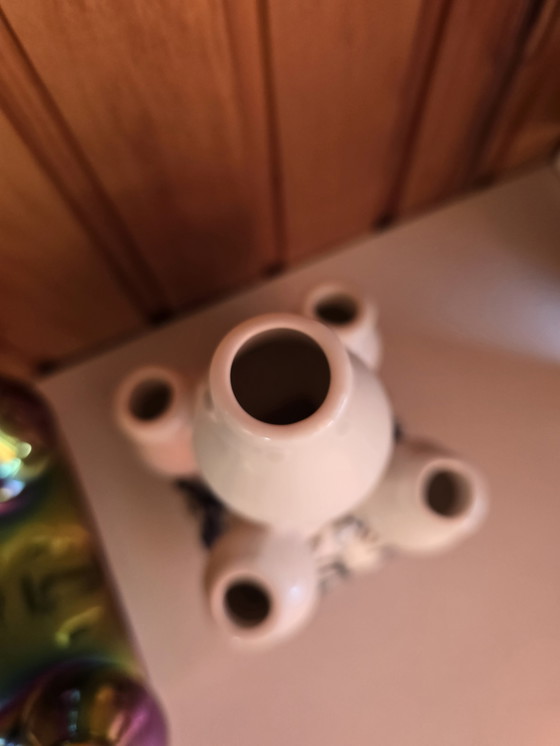 Image 1 of Delft Blue tulip vase