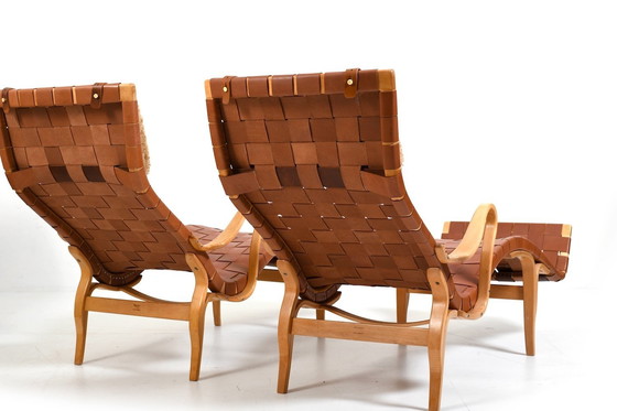 Image 1 of Paar Vintage Pernilla-3 Chaiselongues van Bruno Mathsson