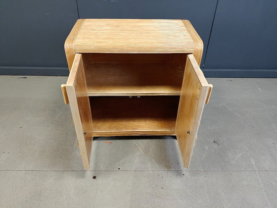 Image 1 of Mobile vintage in ancia tropicale spaccata, anni '70