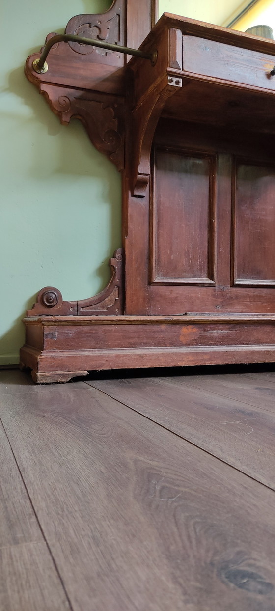 Image 1 of Antique Art Nouveau Style Hall Furniture
