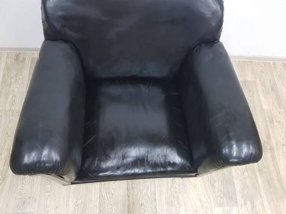 Vintage Art Deco Club Fauteuil in Leer, Jaren 30 – Leather, Wood (photo 8 of 13)