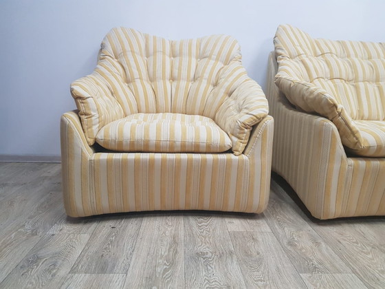 Mid-Century Modern Space Age Modular Sofa, 1960s, Set of 3 (photo 4 of 24)