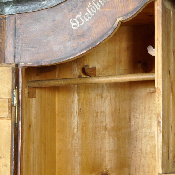 Image 1 of Baule nuziale di arte popolare tedesca, 1842