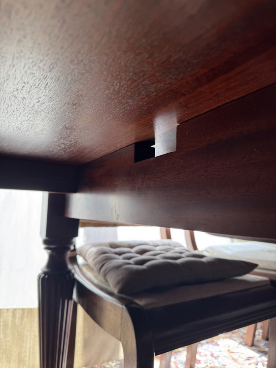 Super Uitschuifbare Mahoniehouten Tafel – hecha a medida, Eettafels, Wood (photo 5 of 5)