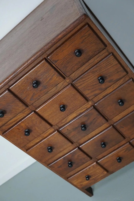 Image 1 of Dutch oak apothecary/hairdressing cabinet, 1930s