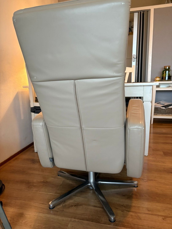 Image 1 of 2 poltrone reclinabili in pelle di Schilling "Movie Star" (modello 1257577/1) - 2017, beige