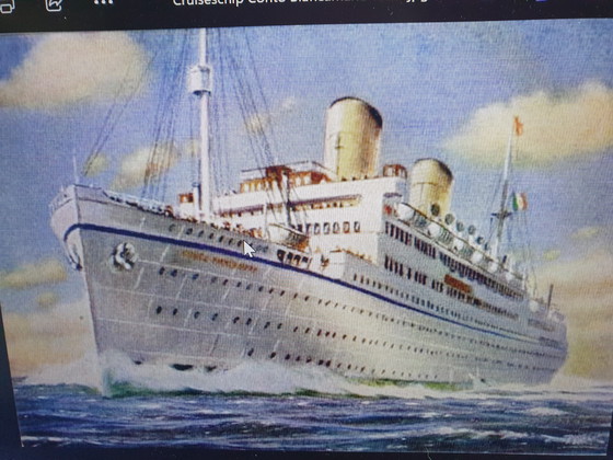 Image 1 of Beau Fauteuil Vintage En Rotin Gio Ponti Années 50 Bonacina