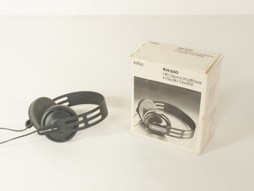 KH 500 Kopfhörer, Dieter Rams, Braun, Originalverpackung