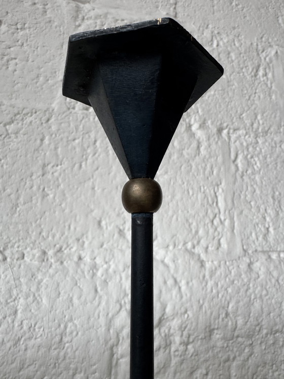 Image 1 of Candelabro de bronce, diseño de Memphis, años 80