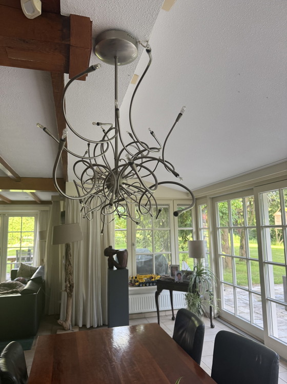 Image 1 of Lampada da tavolo in acciaio inox