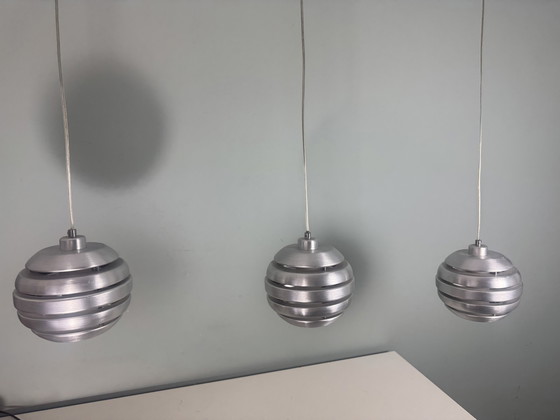 Image 1 of Sweeping retro Space Age Mercur pendants from Eglo,