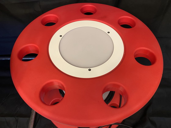 Image 1 of In- Outdoor Leuchte Kabelrolle Linea Light Italy 90‘s Kunststoff Design