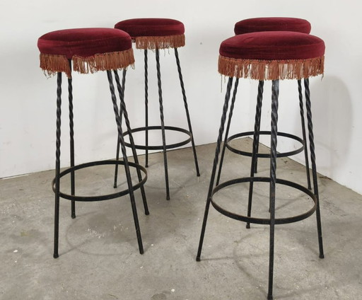 Tabourets de bar des années 70 – barkrukken, Other (photo 2 of 5)