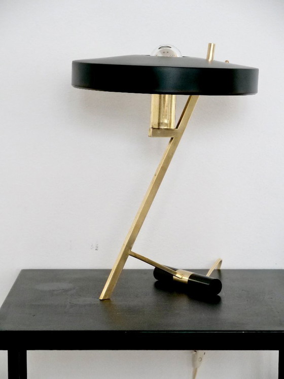 Philips Louis Kalff Mid Century Diplomat Z Lamp – Table lamps, Brass (photo 4 of 24)