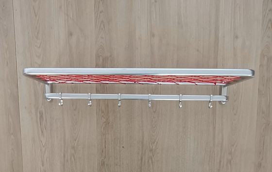 Image 1 of Appendiabiti a corda anni Cinquanta in alluminio