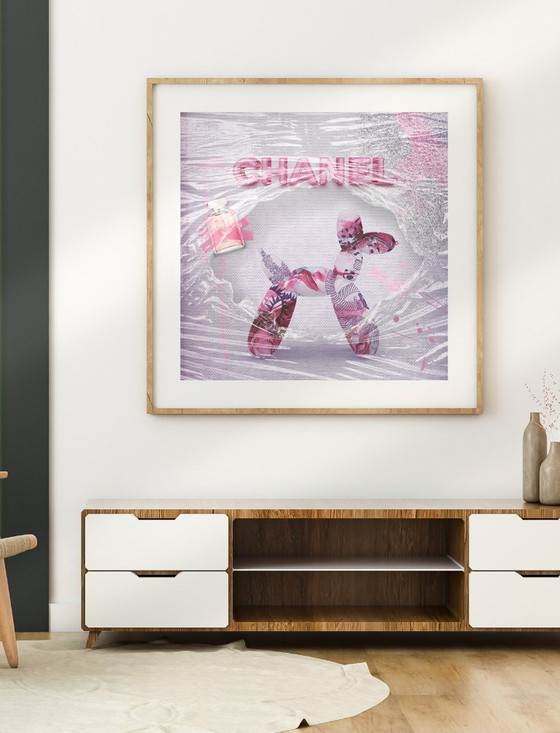 Image 1 of Édition limitée : Wrapped Woof – Édition CHANEL | 140 x 140 cm | 2025 (Ori, 1983)