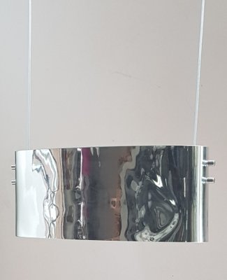 Vittoria S2 Pendelleuchte mit verspiegeltem Glas Lampenschirm von Toso und Massari für Leucos, 1992