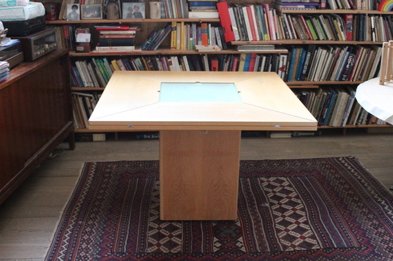 Image 1 of Tavolino trasformabile "cirkante" di Bob & Dries Vanden Berghe per Vanden Berghe Pauvers, Belgio 1970